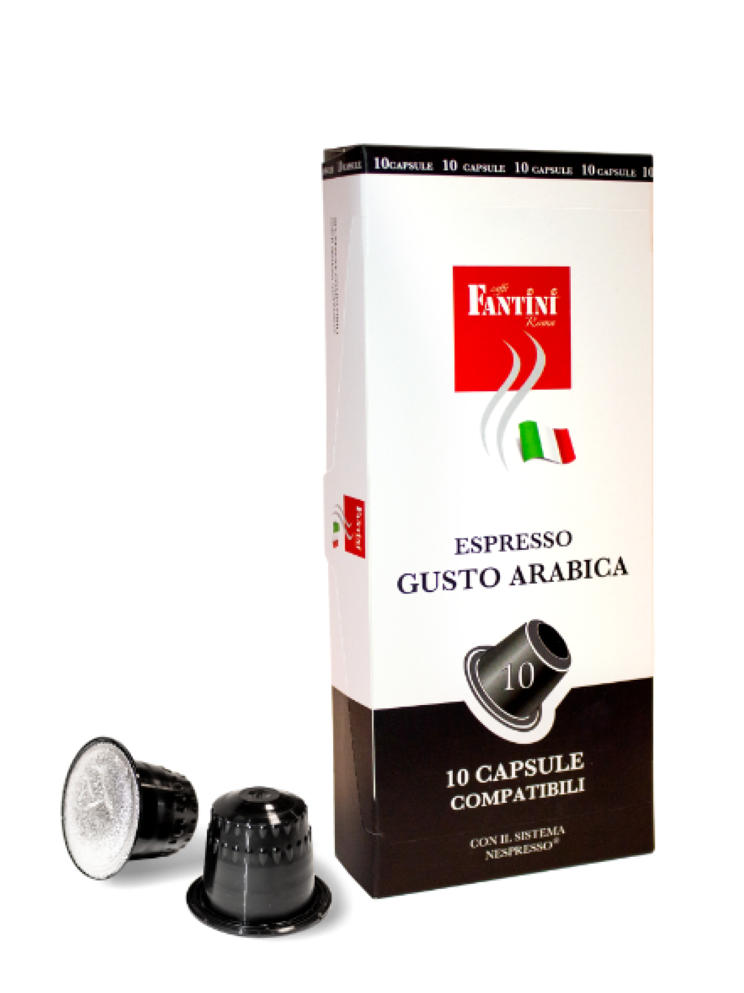 Caffè Fantini Espresso Gusto Arabica kompatible Kapseln für Nespresso®